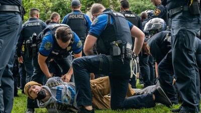 بازداشت ۳هزار دانشجو از آغاز اعتراضات در دانشگاه‌های آمریکا
