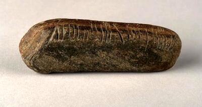 سنگی با نوشته‌های 1600 ساله که در باغچه خانه پیدا شد!