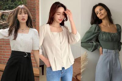 خانم‌های خوشگل کره‌ای این مدل شومیزها را می‌پوشند
