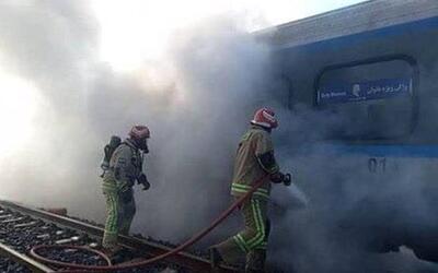 جزییات آتش‌سوزی در ریل‌باس هشتگرد ‌ـ تهران‌