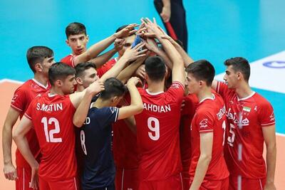پیروزی جوانان والیبال ایران مقابل افغانستان