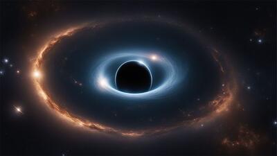 (ویدئو) با تجسم باورنکردنی جدید ناسا به درون سیاهچاله بپرید