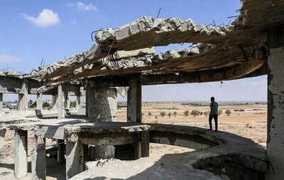صحنه‌هایی از انهدام باقیمانده ساختمان فرودگاه رفح توسط اسرائیل + ویدئو