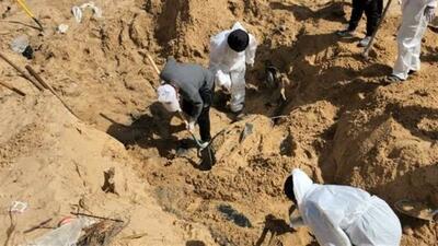 کشف ۵۲۰ جسد از ۷ گور دسته جمعی در غزه