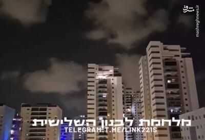 فیلم/ اصابت موشک به شهر صهیونیست‌نشین عسقلان