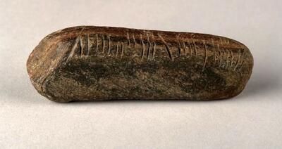 سنگی با نوشته‌های ۱۶۰۰ ساله که در باغچه خانه پیدا شد!