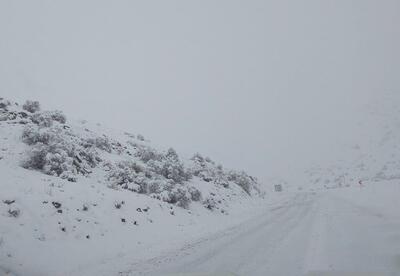 برف چند متری در کوه خلیل ارومیه، روز گذشته