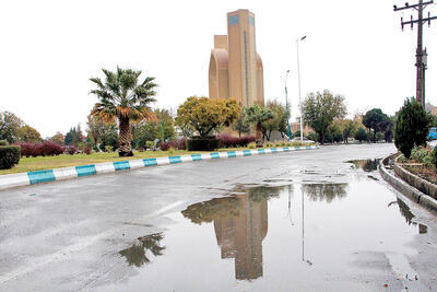 رکورد 25 ساله بارش در یزد
