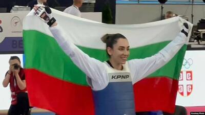 دختر تاریخ‌ساز ورزش ایران با پرچم بلغارستان قهرمان اروپا شد +عکس