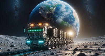 ناسا از طرح جدیدی برای ساخت قطار رباتی معلق در ماه رونمایی کرد