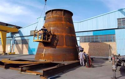 انتقال دودکش‌های اجکتور پروژه آهن‌ اسفنجی بافق به محل کارخانه