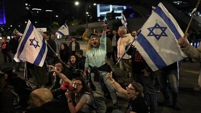 تظاهرات مجدد شهرک‌نشینان در تل آویو/ معترضان خواستار تبادل فوری اسرا شدند