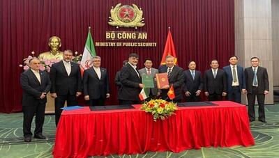 ایران و ویتنام تفاهم‌نامه همکاری‌های جامع انتظامی امضا کردند
