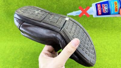 روش مبتکرانه ترمیم کفش ها / توی خانه خودت کفشتو تعمیر کن