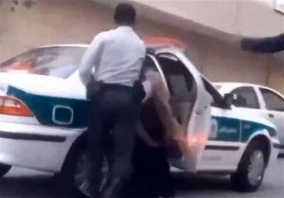 واکنش فراجا به درگیری پلیس با یک زن؛ مأمور خاطی بازداشت شد