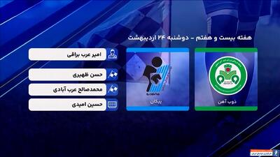کارشناسی داوری دیدار ذوب‌آهن - پیکان - پارس فوتبال | خبرگزاری فوتبال ایران | ParsFootball