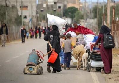 آوارگی 450 هزار فلسطینی از رفح - تسنیم