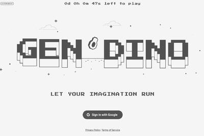 بازی معروف دایناسور گوگل کروم به هوش مصنوعی مجهز شد - زومیت