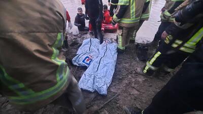 جان باختن ۲ نفر در سیلاب امروز مشهد