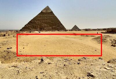 معمای تازۀ مصر باستان اینجاست؛ در یک «زمین خالی» نزدیک هرم بزرگ (+عکس)