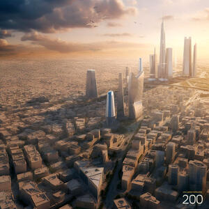 تصاویری از عربستان در سال 2070 میلادی!