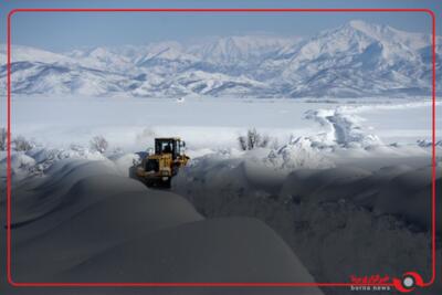 برف و بوران شبهه زمستانی در استان اردهان، کردستان ترکیه