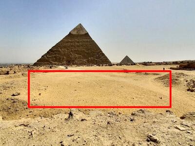 معمای تازۀ مصر باستان اینجاست؛ در یک «زمین خالی» نزدیک هرم بزرگ