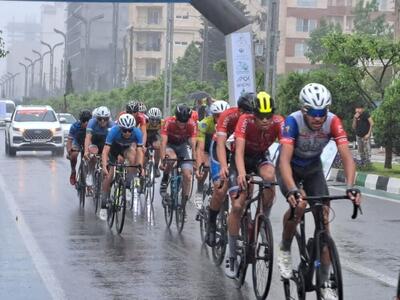 دوچرخه‌سوار عراقی فاتح مرحله نخست تور بین‌المللی دوچرخه‌سواری خزر شد