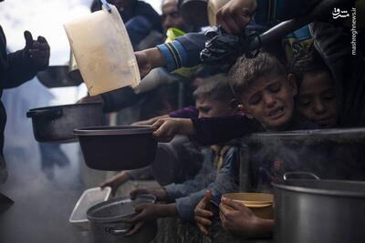 عکس/ بحران گرسنگی کودکان در  رَفَح و دِیرالبَلَح