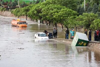 بارش تاریخی باران و وضعیت خیابان‌ها در مشهد