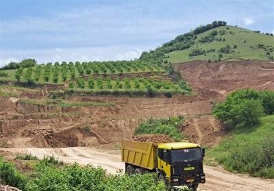 توقف برداشت خاک از گِردتپه روستای نصرآباد گرگان - تسنیم