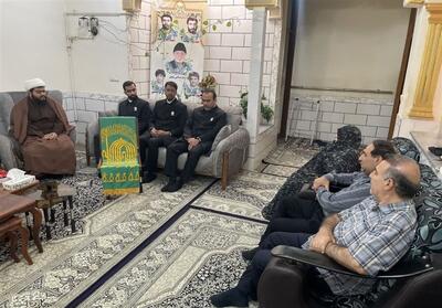 دیدار خادمین آستان قدس رضوی با خانواده‌های شهدای دزفول - تسنیم