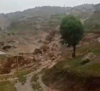 ببینید/ سیل در روستای سید محمد لردگان به زیرساخت‌ها خسارت وارد کرد