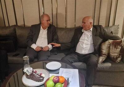 دیدار تاج با رئیس فدراسیون فوتبال فلسطین