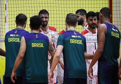 شکست تیم والیبال ایران مقابل برزیل در اولین دیدار دوستانه - تسنیم