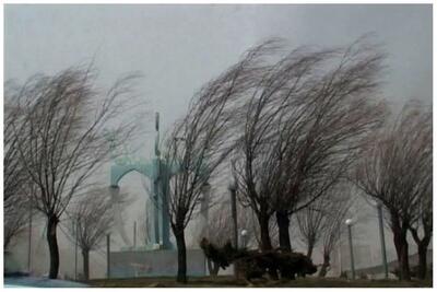 تهرانی‌ها احتیاط کنند: وزش باد خیلی شدید در تهران