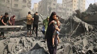 حملات هوایی و توپخانه‌ای رژیم صهیونیستی علیه سراسر غزه