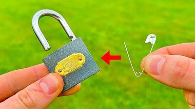سه روش برای باز کردن قفل بدون کلید! (فیلم)