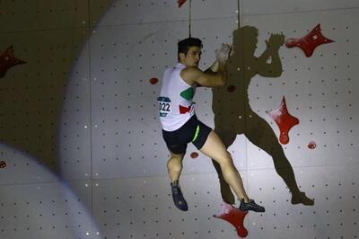 رضا علیپور به مرحله نهایی سنگ‌نوردی انتخابی المپیک صعود کرد