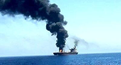 حمله موشکی به یک نفتکش در دریای سرخ