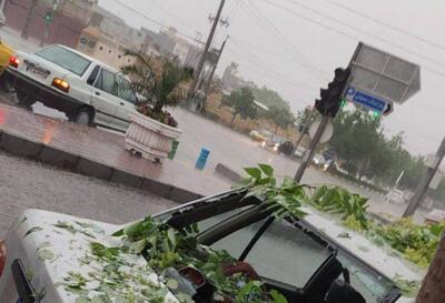 (ویدیو) هم اکنون، بارش شدید باران و سیل دوباره در مشهد