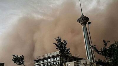 تداوم وزش باد خیلی شدید در تهران تا روز یکشنبه