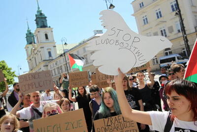 درخواست دانشجویان لهستان برای تحریم رژیم صهیونیستی