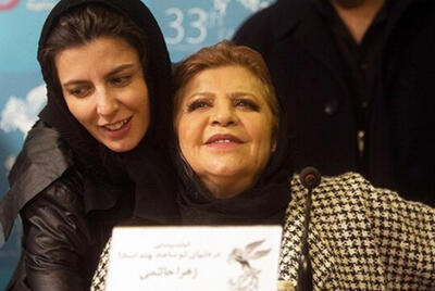 زهرا خوشکام در جوار  علی حاتمی به خاک سپرده شد