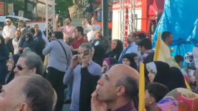 اجرای سرود ایران حرم است در جشن امام رضایی‌ ها