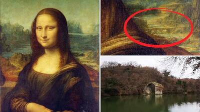 تا حالا فکر کرده‌اید که پس زمینه نقاشی مونالیزا کجاست؟+ عکس