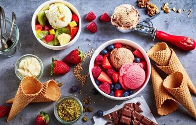 طرز تهیه بستنی میوه ای خانگی | این بستنی خوشمزه و سالم را با روشی آسان درست کنید