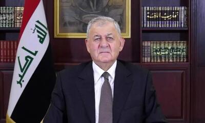 ابراز نگرانی رئیس جمهور عراق در پی حادثه سقوط بالگرد آیت الله رئیسی