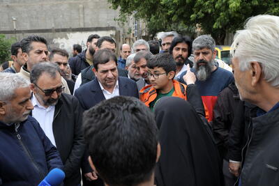 بازدید مخبر از مناطق سیل‌زده شهر مشهد/ دستورات تلفنی به تعدادی از وزرا