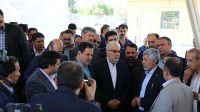 وزیر نفت از پروژه خط لوله انتقال فرآورده تبریز - ارومیه بازدید کرد